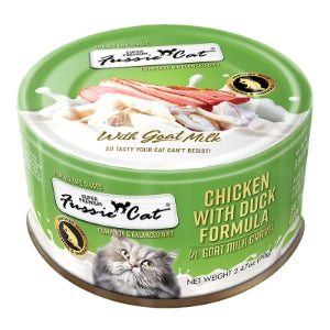 Fussie Cat Chicken Duck Goat Milk 2.47oz Case for Cats