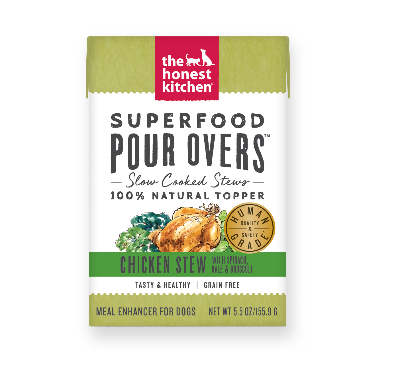 The Honest Kitchen Super Food Pour Overs Chicken Stew 5.5oz for Dogs
