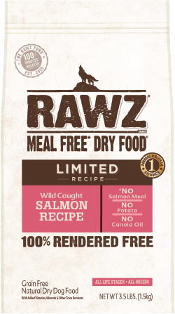 Rawz Limited Ingredient Diet Salmon 3.5lbs for Dogs