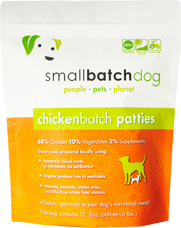 Small Batch Frozen Raw Chicken 6lbs for Dogs