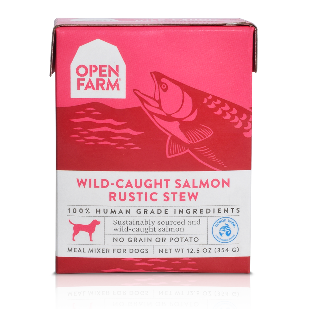 Open Farm Salmon Stew 12.5oz Case for Dogs