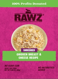Rawz Chicken Breast & Cheese 2.46oz for Cats