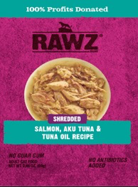 Rawz Salmon & Tuna Pouch 2.46oz 8ct Case for Cats