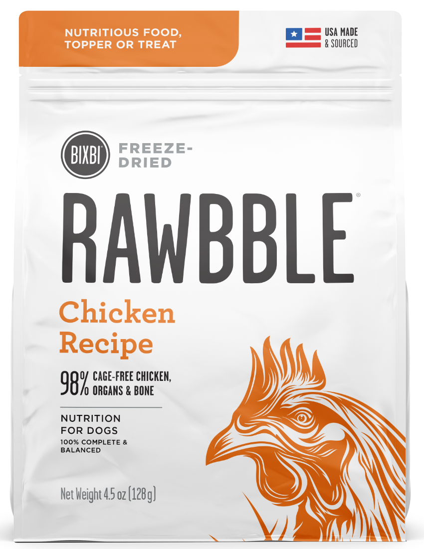 Rawbble Freeze Dried Chicken 4.5oz for Dogs