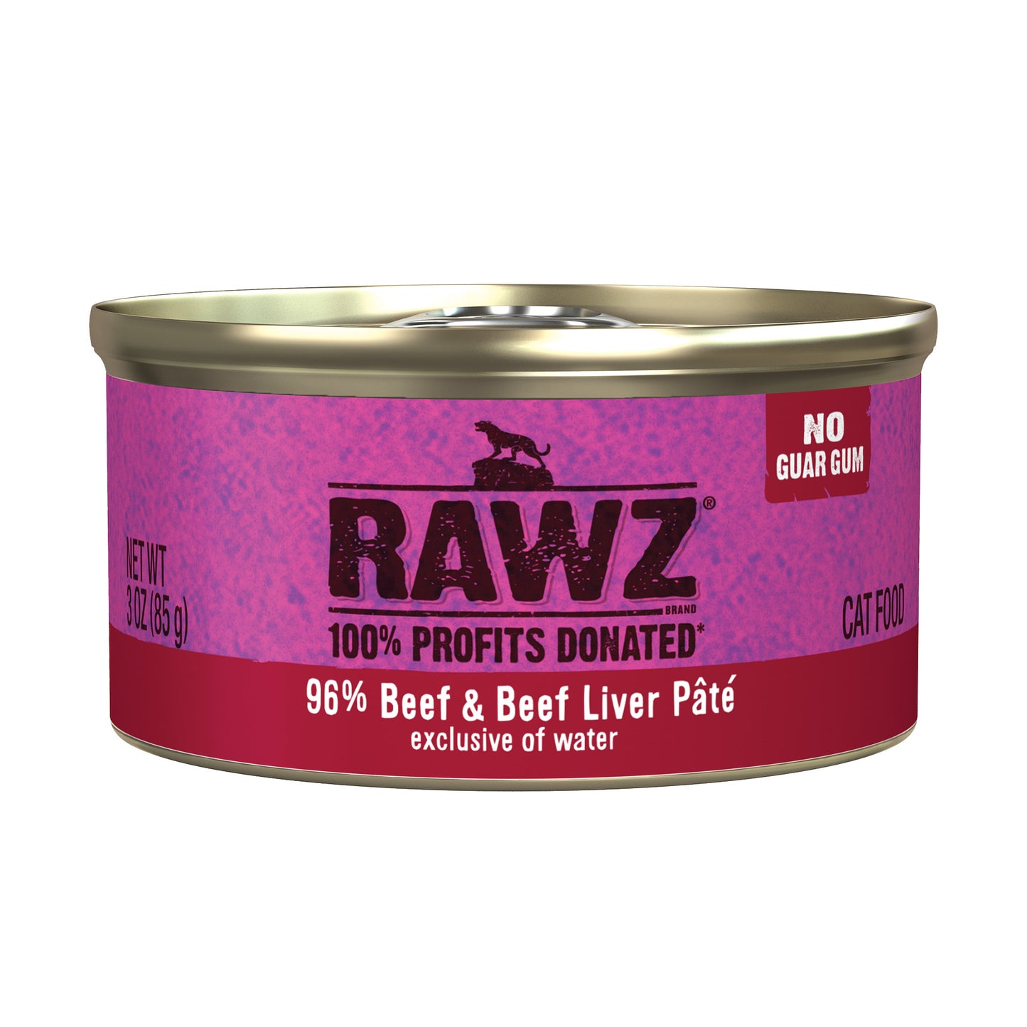Rawz Beef & Beef Liver 3oz 24ct Case for Cats