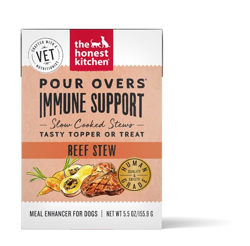 The Honest Kitchen Pour Over Stew Beef 5.5oz Case for Dogs
