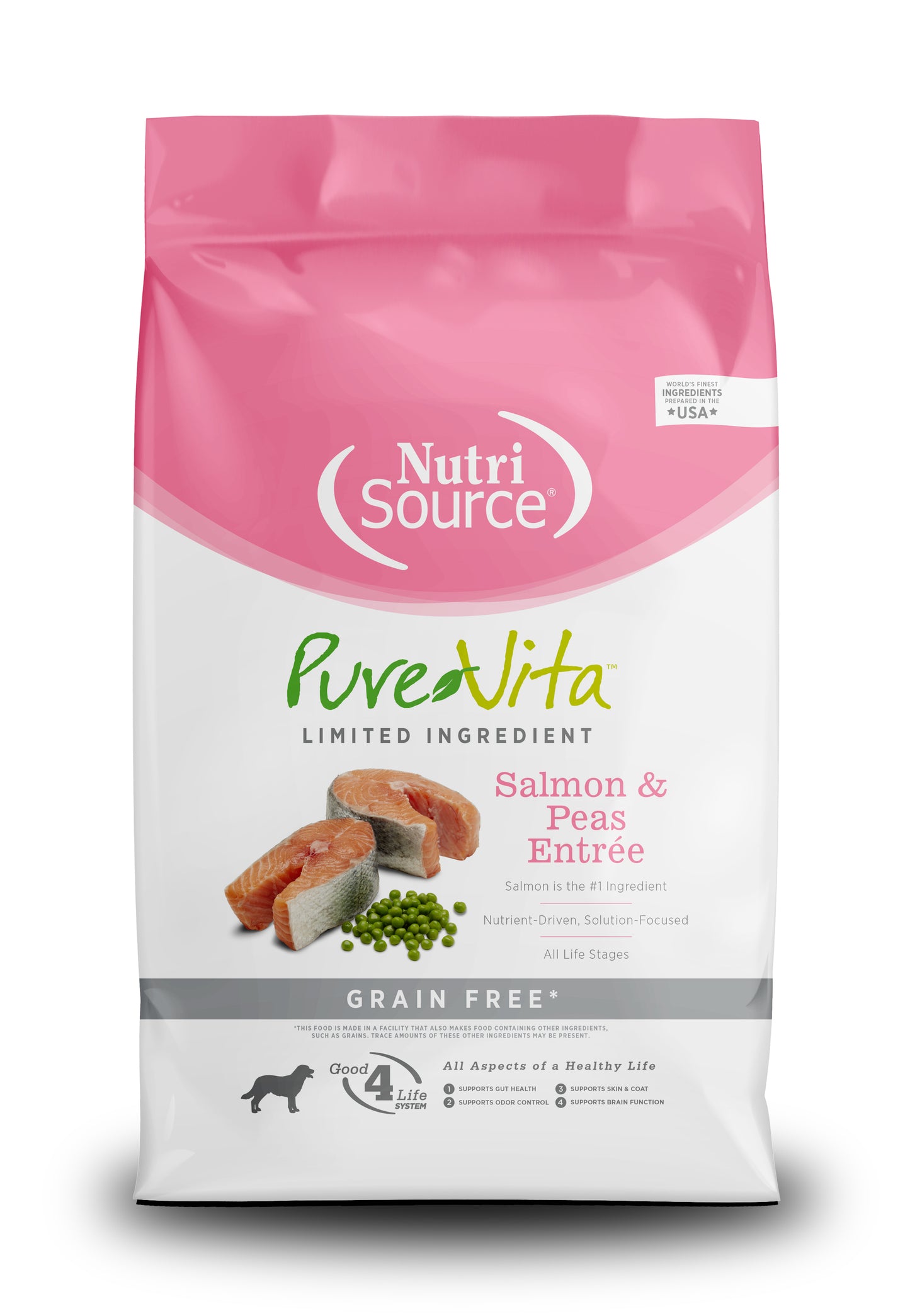 Pure Vita Salmon & Peas Grain Free 12lbs for Dogs