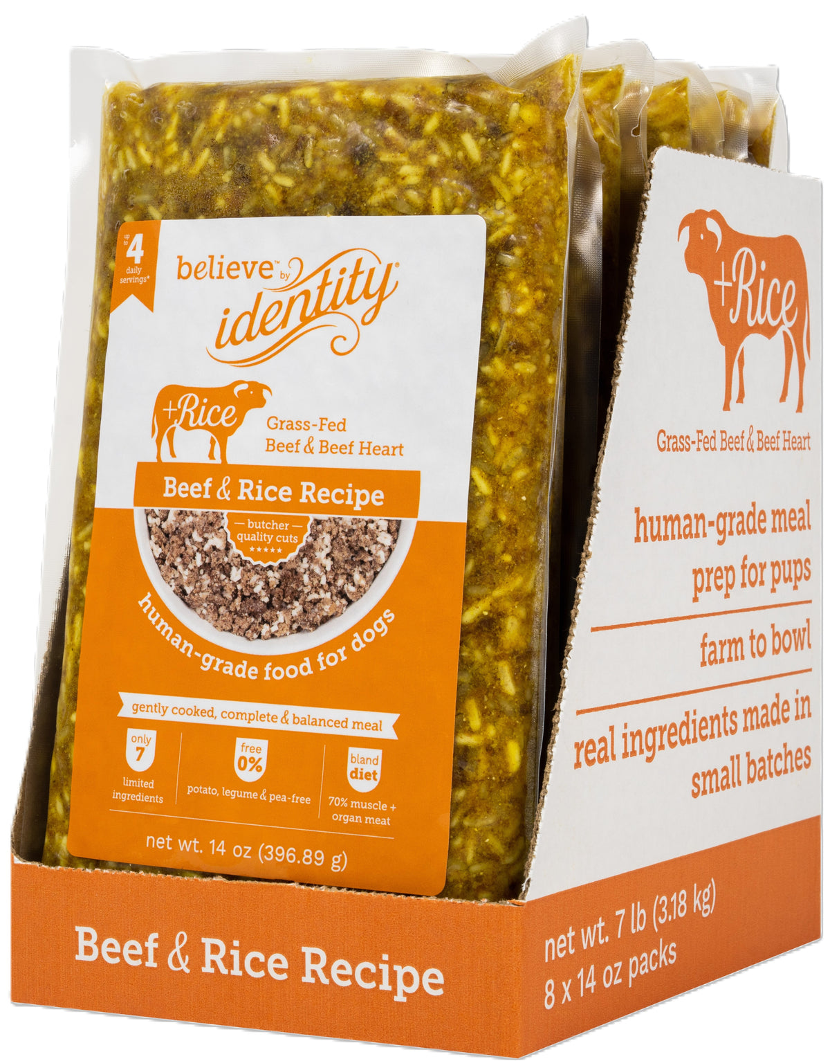 Identity Gently Cooked Beef & Rice 14oz for Dogs