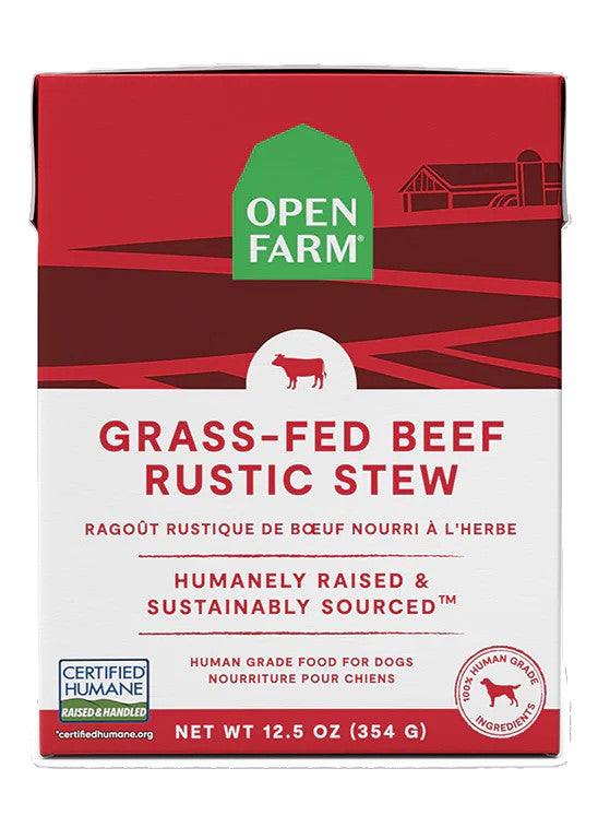 Open Farm Beef Stew 12.5oz Case for Dogs