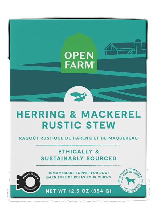 Open Farm Herring Mackerel Stew 12.5oz Case for Dogs