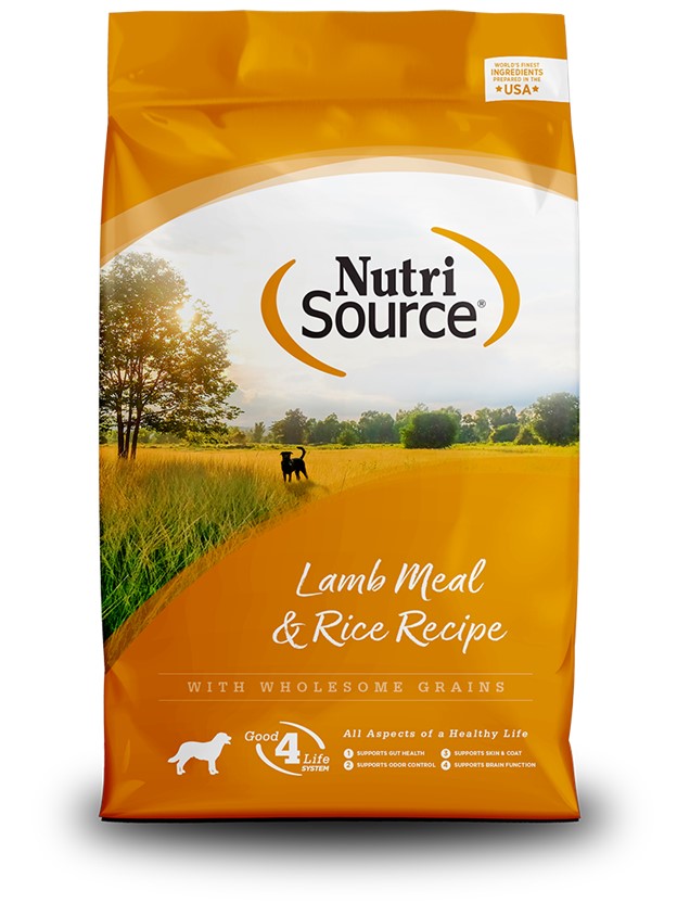 Nutri Source Lamb and Rice 4lbs for Dogs