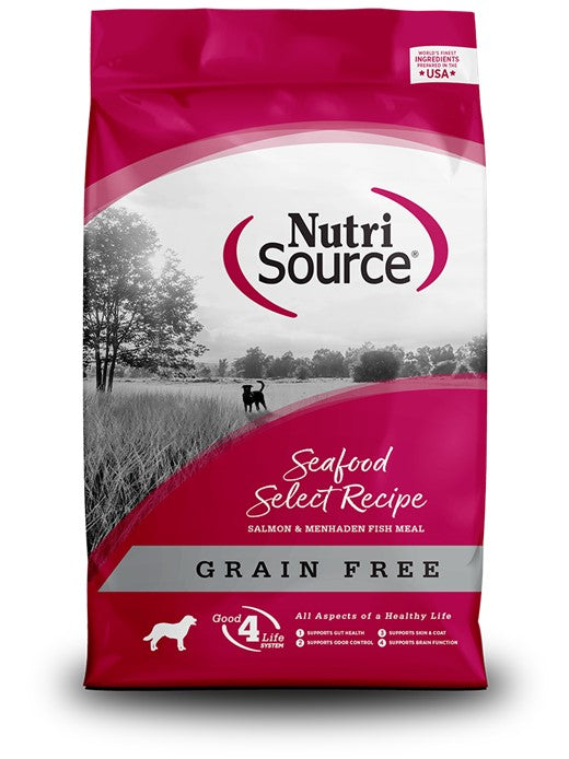 Nutri Source Seafood Select Grain Free 4lbs for Dogs