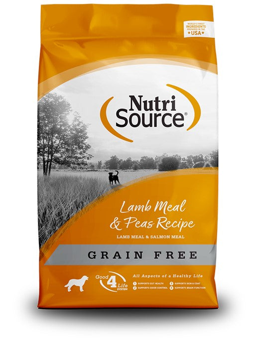 Nutri Source Lamb and Pea's Grain Free 12lbs for Dogs