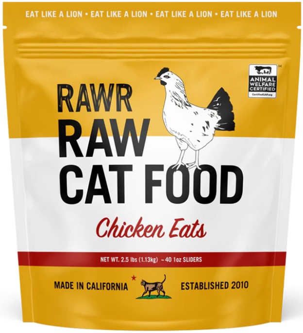 Rawr Chicken Sliders 2.5lbs For Cats