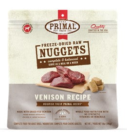 Primal Freeze-Dried Venison 14oz for Dogs