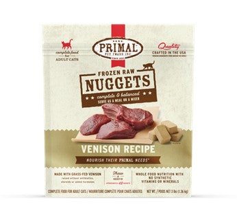 Primal Venison 3lbs For Cats