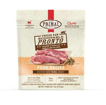 Primal Pronto Pork Raw Frozen 1lb For Cats