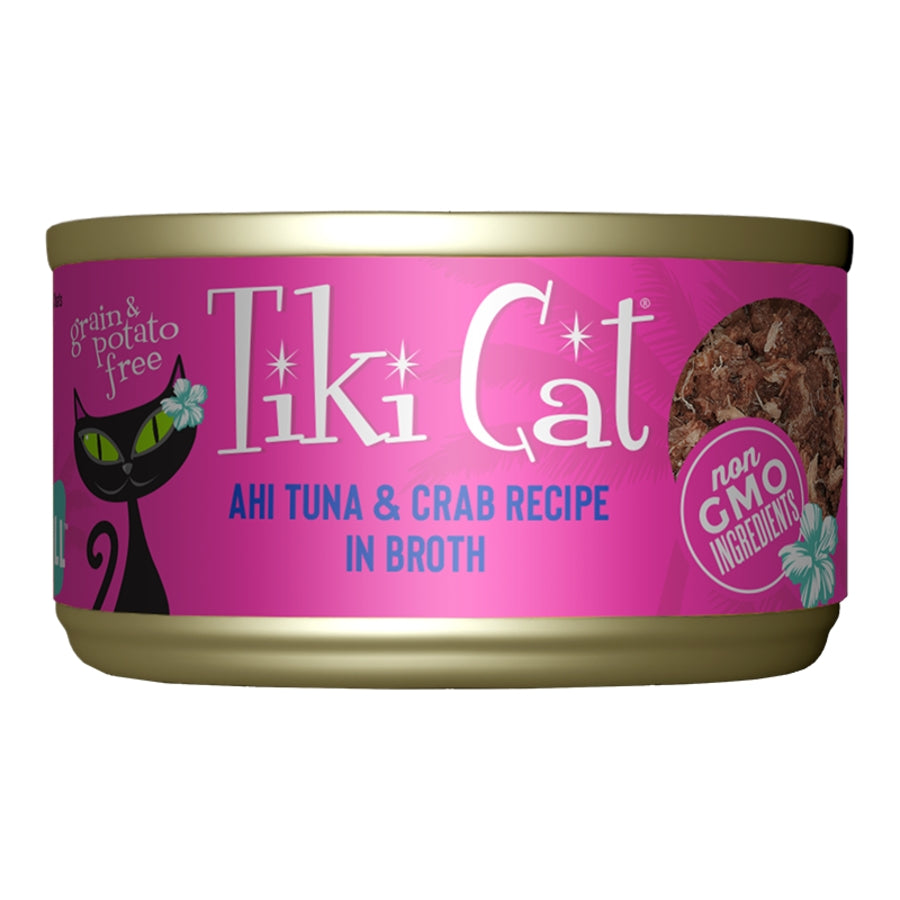 Tiki Cat Hana Grill Tuna Crab 2.8oz Case for Cats