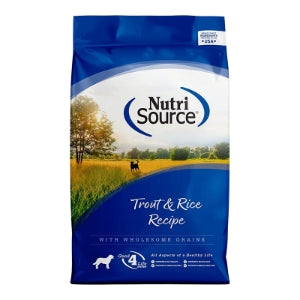 Nutri Source Trout & Rice 26lb For Dogs