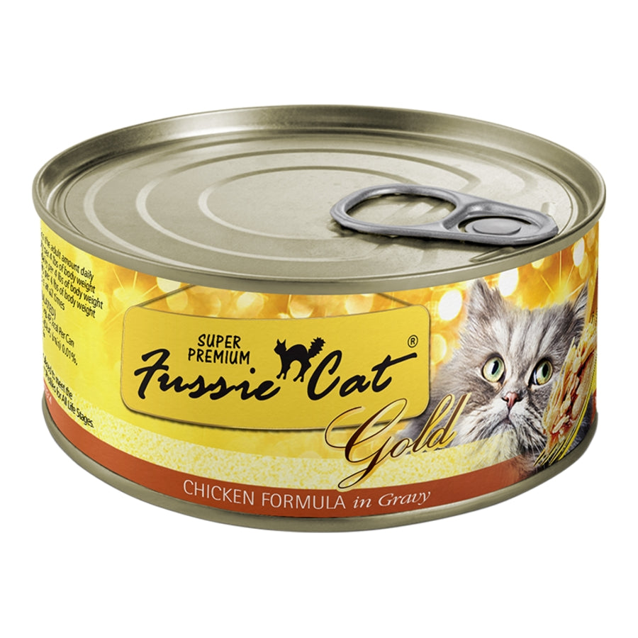 Fussie Cat Chicken In Gravy 2.8oz for Cats
