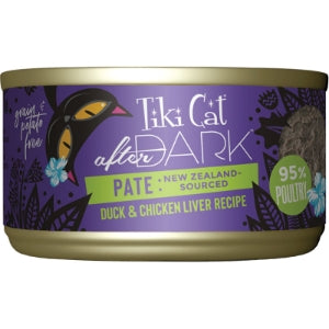 Tiki Cat After Dark Wild Duck & Chicken Liver Pate Case 12pk 2.8oz