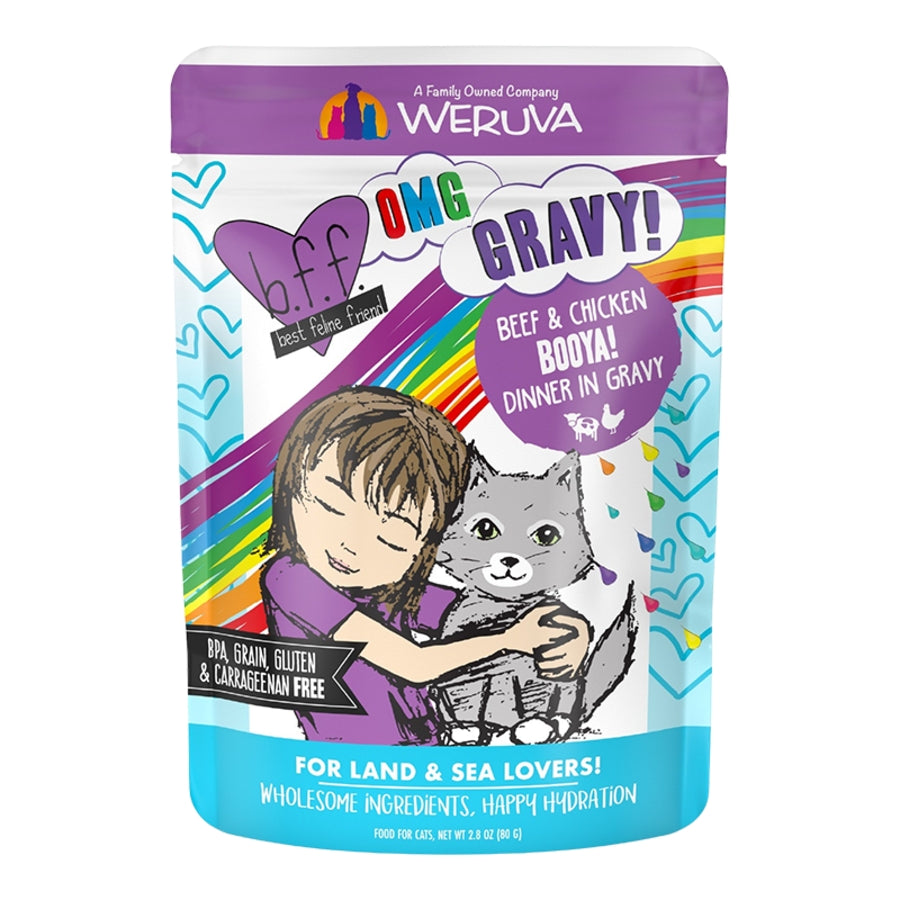 Weruva Best Feline Friend OMG Booya 2.8oz for Cats