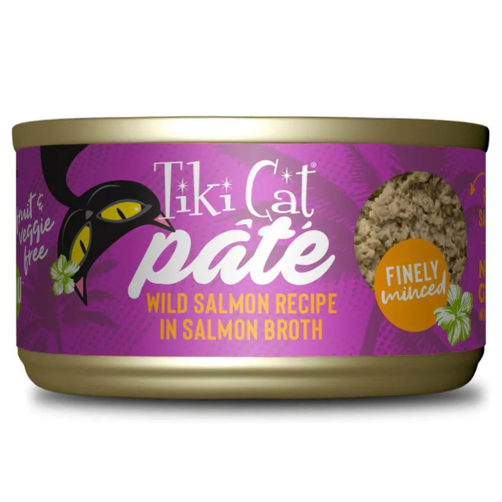 Tiki Cat Pate Luau Wild Salmon Case 2.8oz for Cats