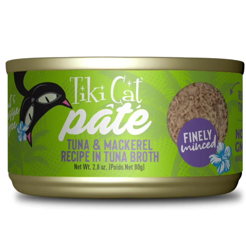 Tiki Cat Pate Luau Ahi Tuna & Mackerel Case 2.8oz