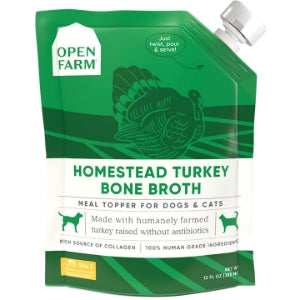 Open Farm Turkey Bone Broth 12oz