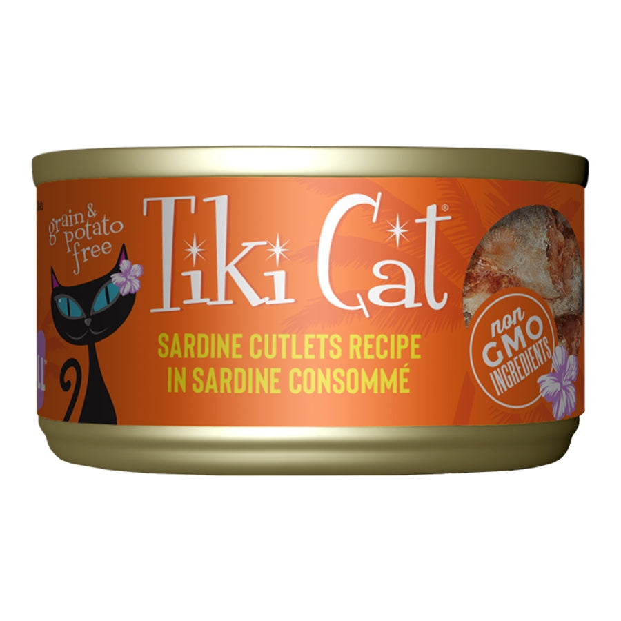 Tiki Cat Tahitian Grill Sardine 2.8oz 12pk Case for Cats