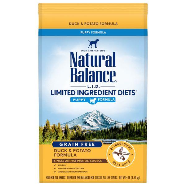Natural Balance Limited Ingredient Reserve Grain Free Duck & Potato 4lbs for Dogs
