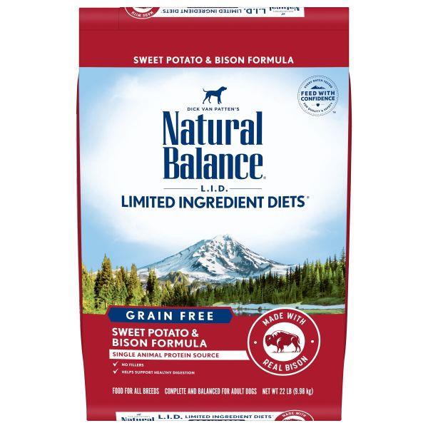 Natural Balance Sweet Potato & Bison 22lbs for Dogs