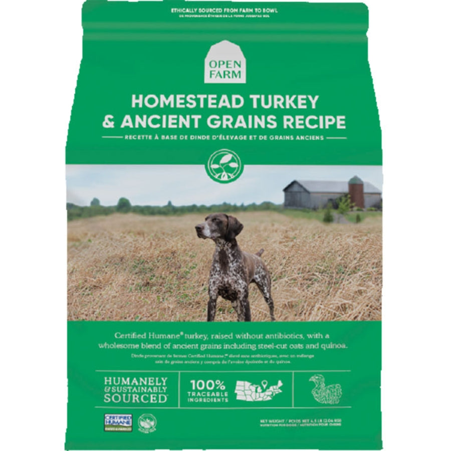 Open Farm Ancient Grains Homestead Turkey 4lb For Dogs