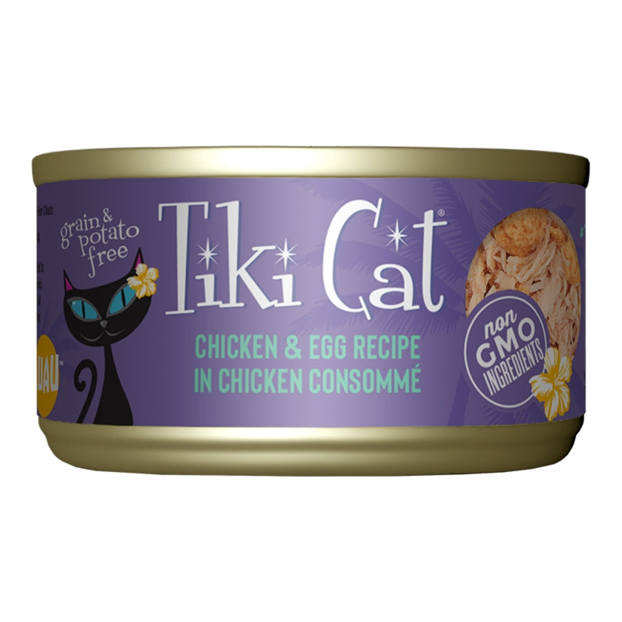 Tiki Cat Luau Chicken & Eggs 2.8oz Case for Cats