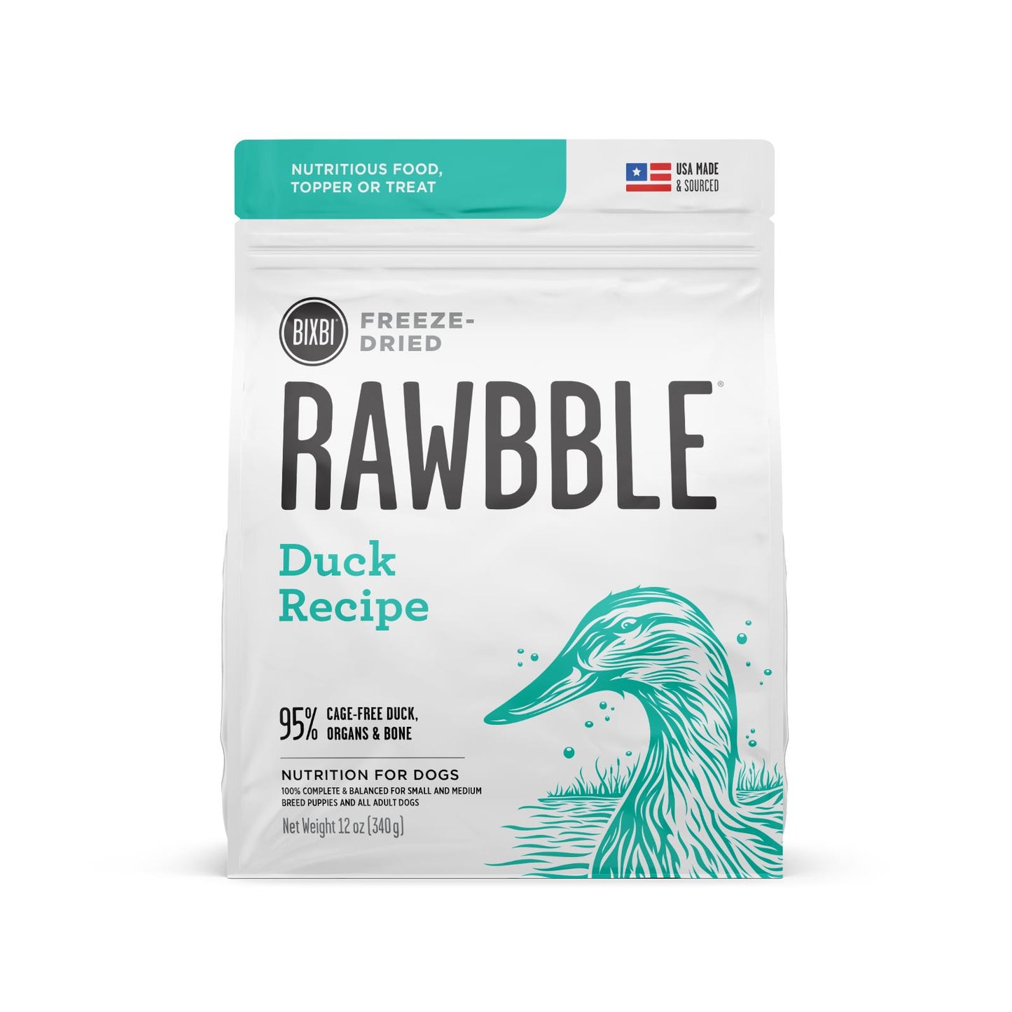 Rawbble Freeze-Dried Duck 12oz
