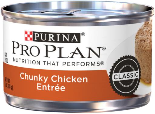 Purina Pro Plan Complete Essentials Chunky Chicken Entree 3oz Case For Cats