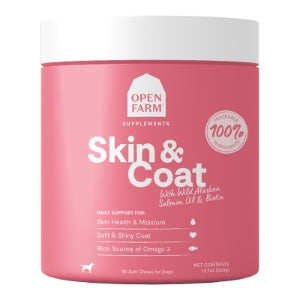 Open Farm Skin & Coat Supplement 90ct For Dogs