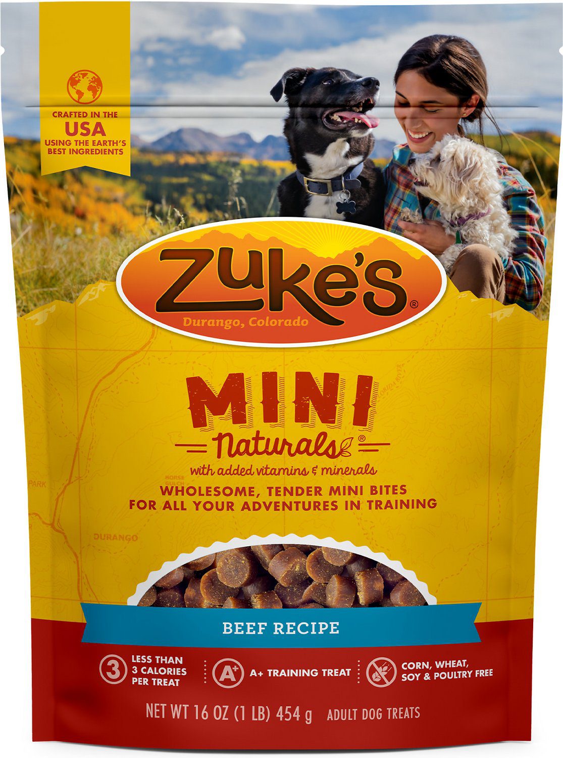 Zuke’s Mini Training Treats Beef 16oz