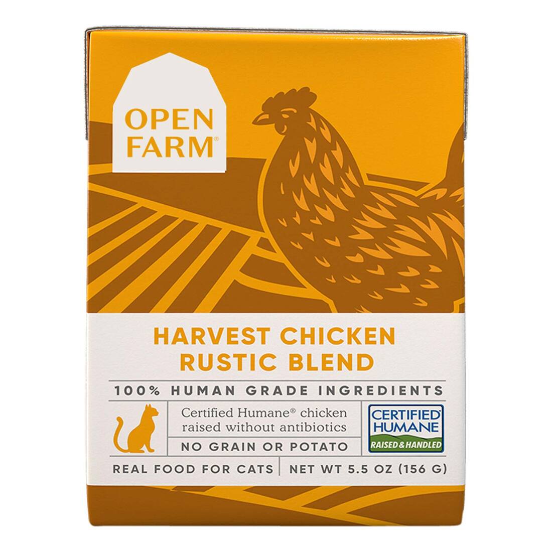 Open Farm Harvest Chicken Rustic Blend Food For Cats5.5oz