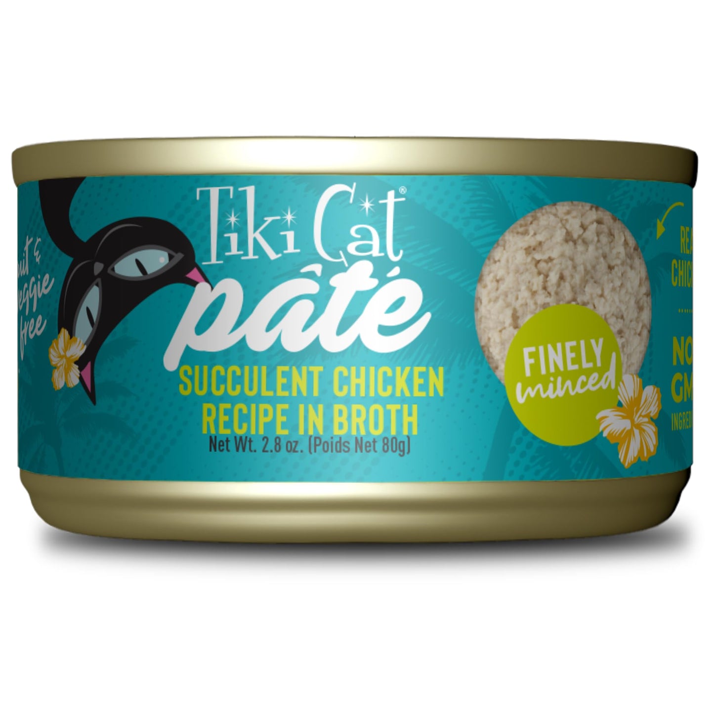 Tiki Cat Pate Luau Succulent Chicken Case 2.8oz