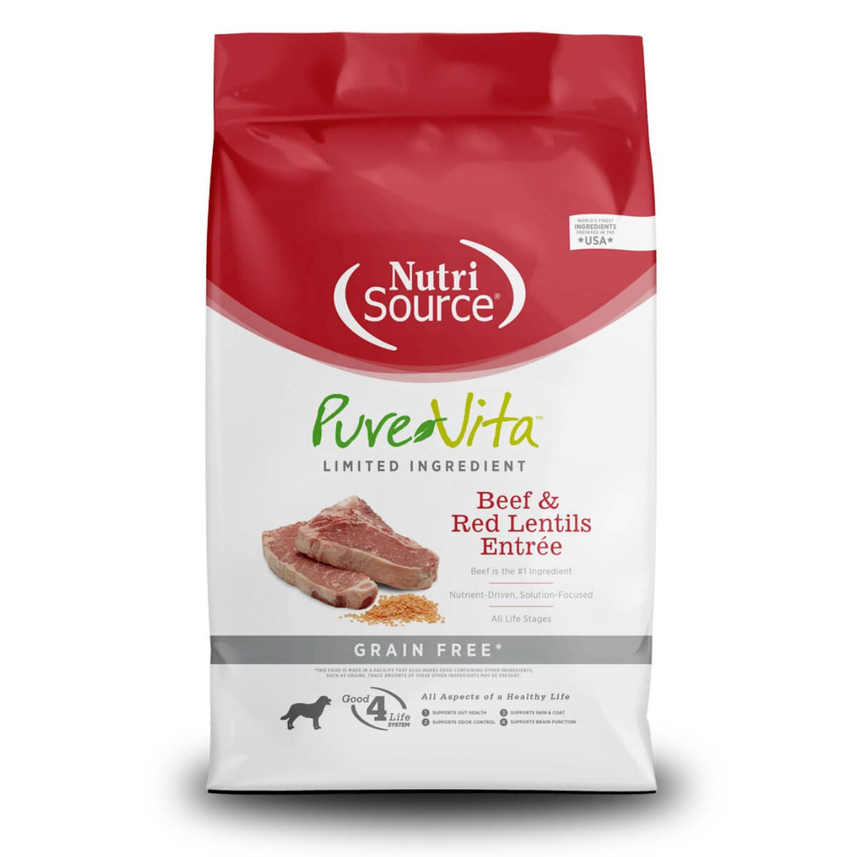 Pure Vita Beef Grain Free 25lbs for Dogs