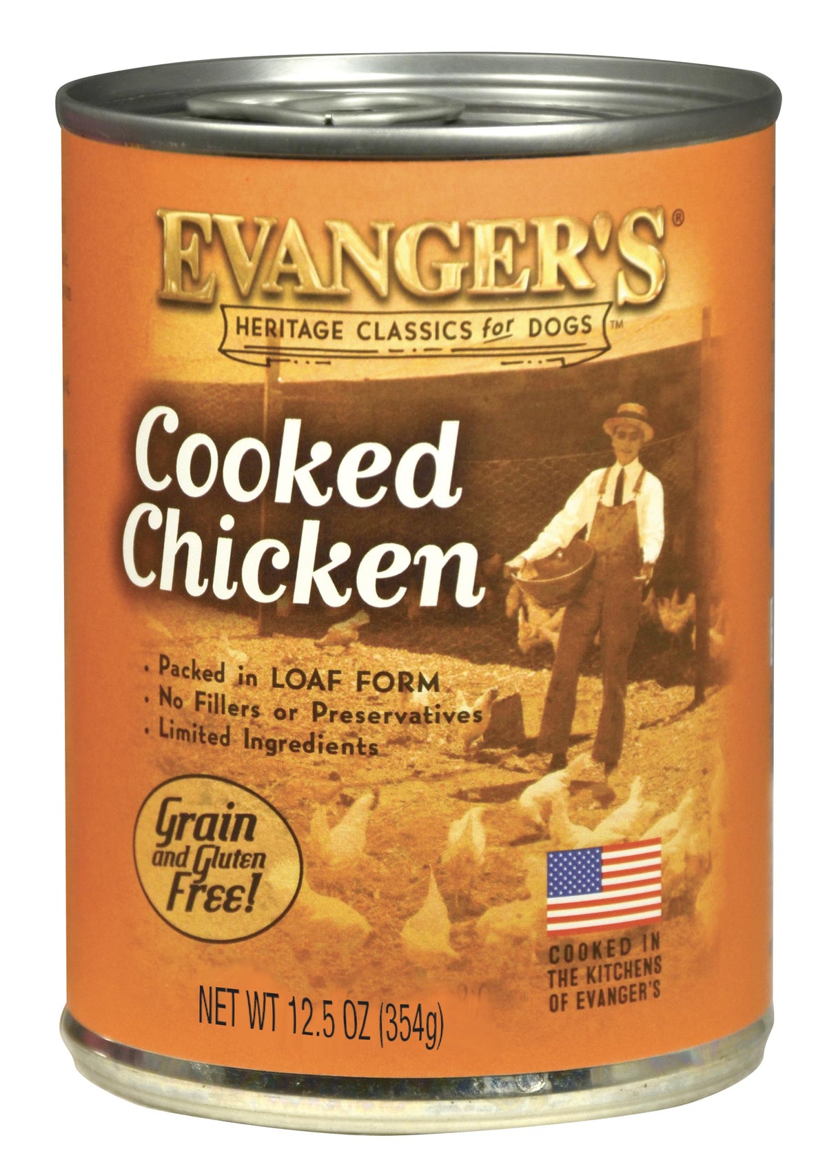 Evanger's Chicken Classic 12.5oz Case for Dogs