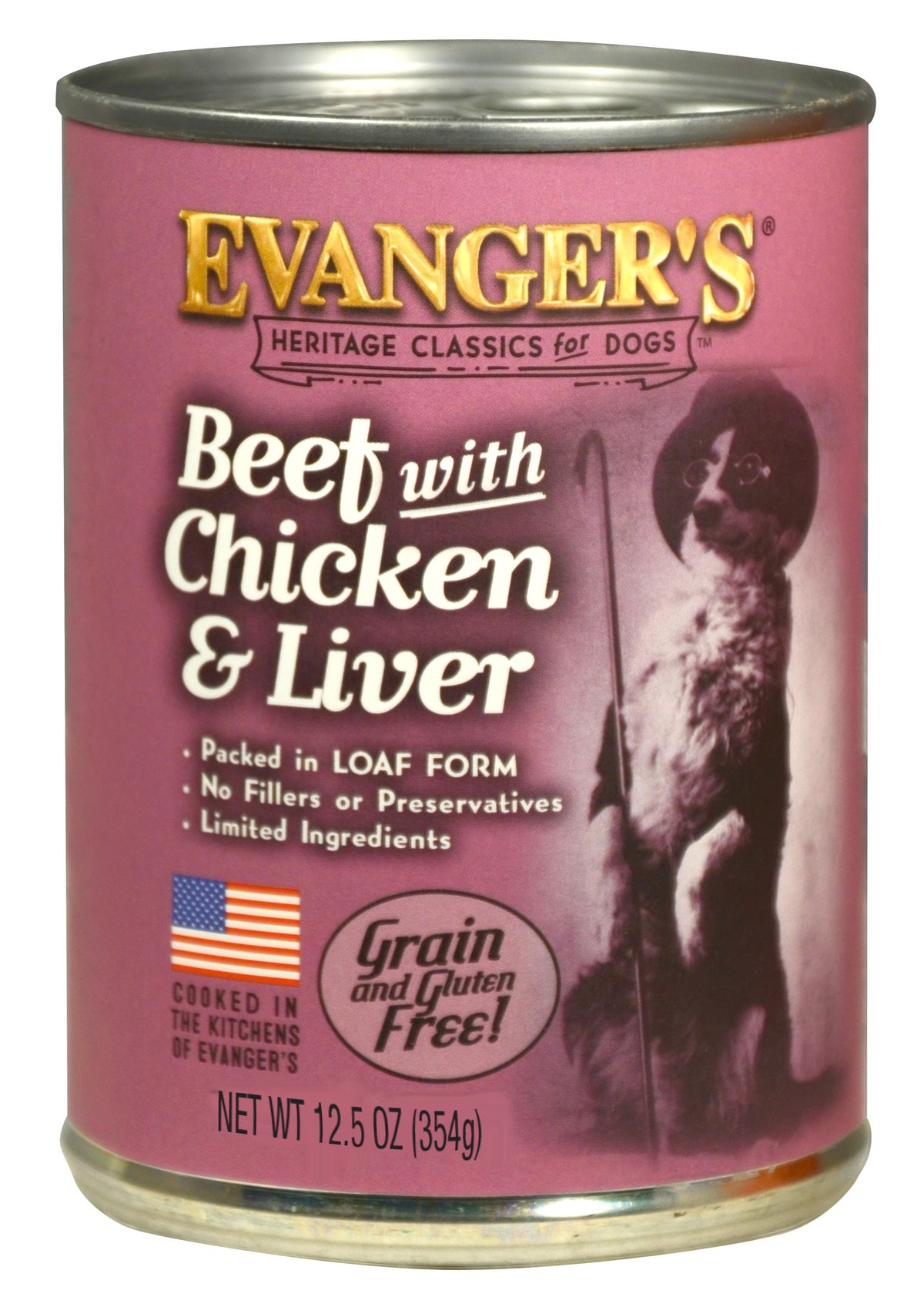 Evanger's Beef & Chicken Classic 12.5oz Case for Dogs