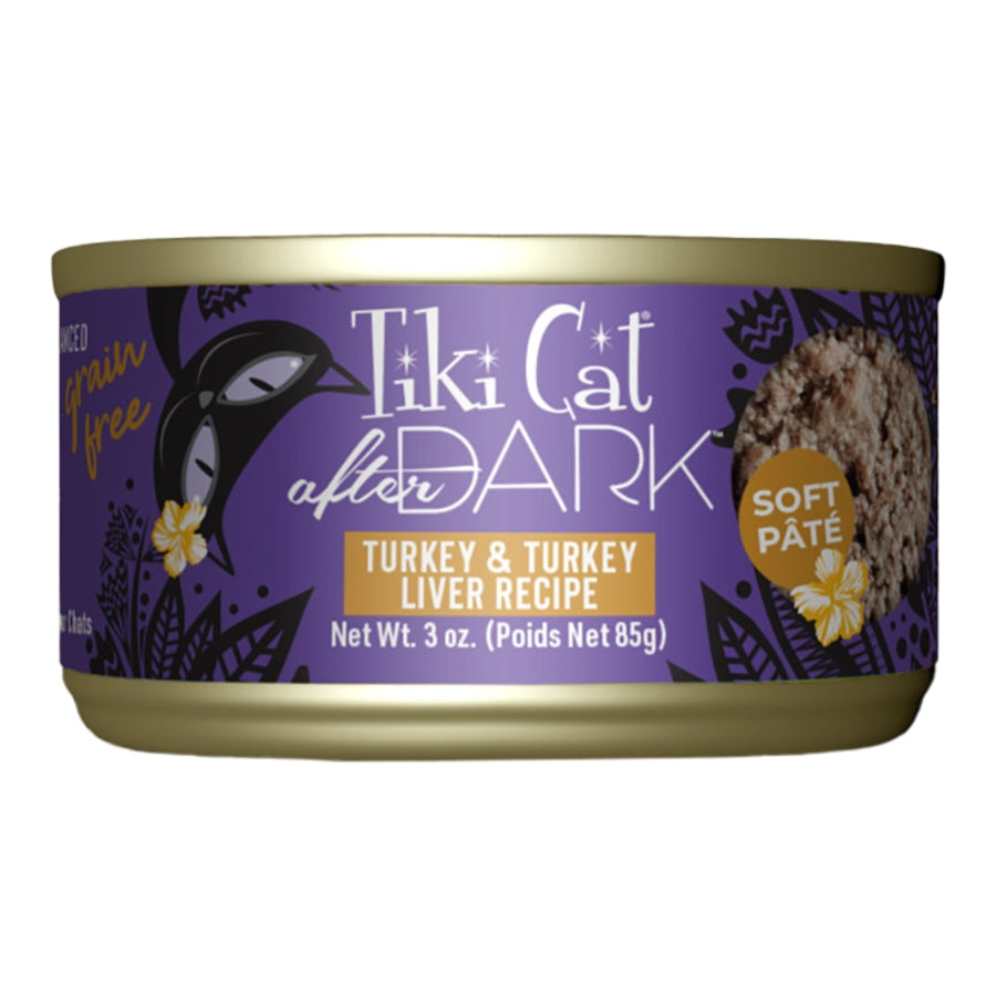 Tiki Cat After Dark Turkey & Turkey Liver Pate 12pk Case 2.8oz