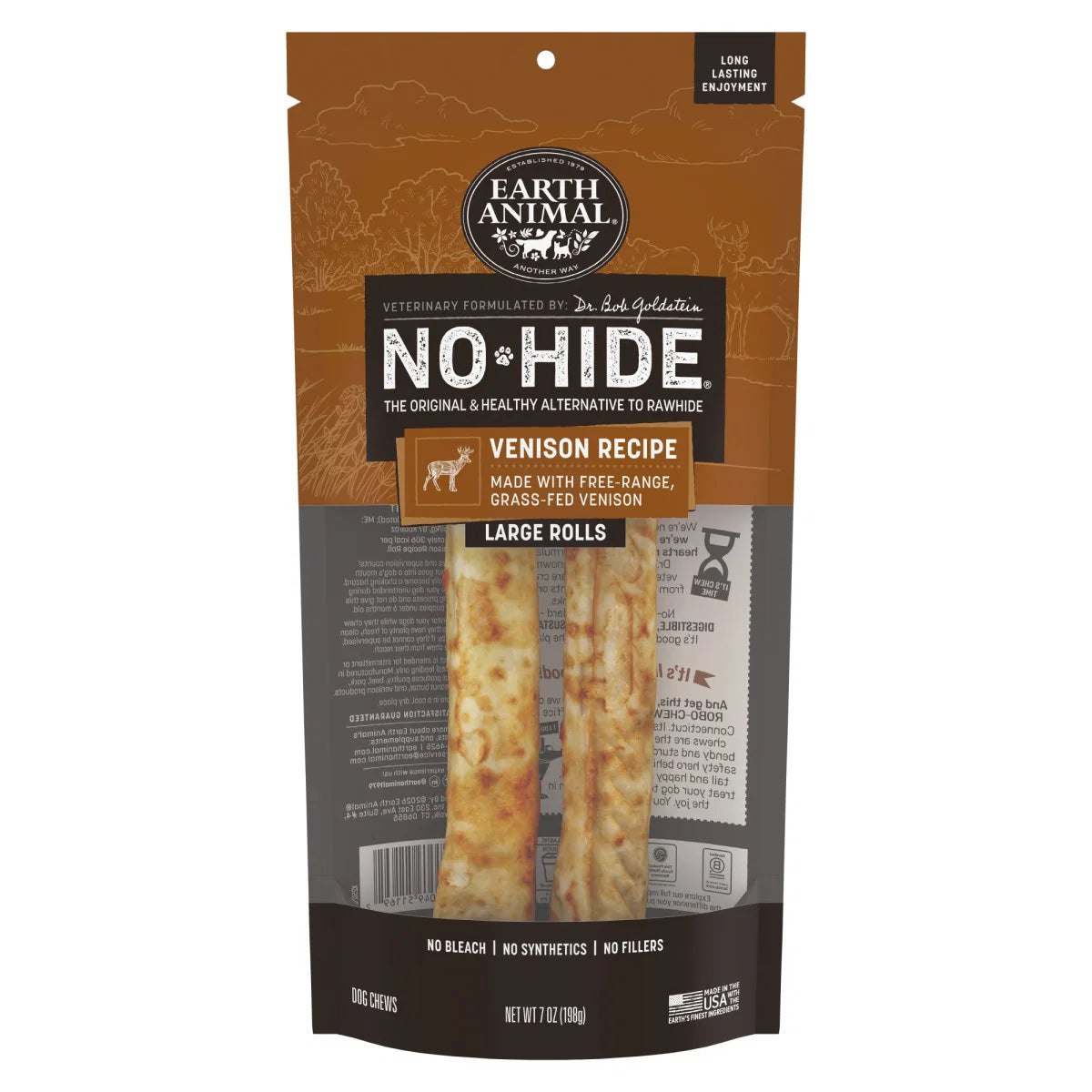 Earth Animal No-Hide Venison 11 in 2ct