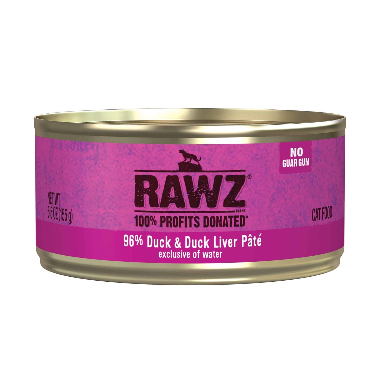 Rawz 96% Duck Liver 5.5oz for Cats