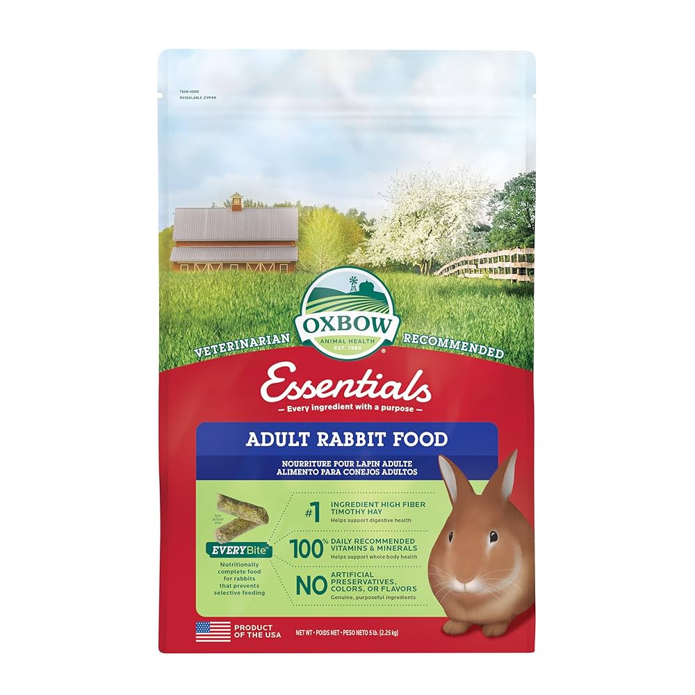 Oxbow Essentials Adult Rabbit Food 5lbs