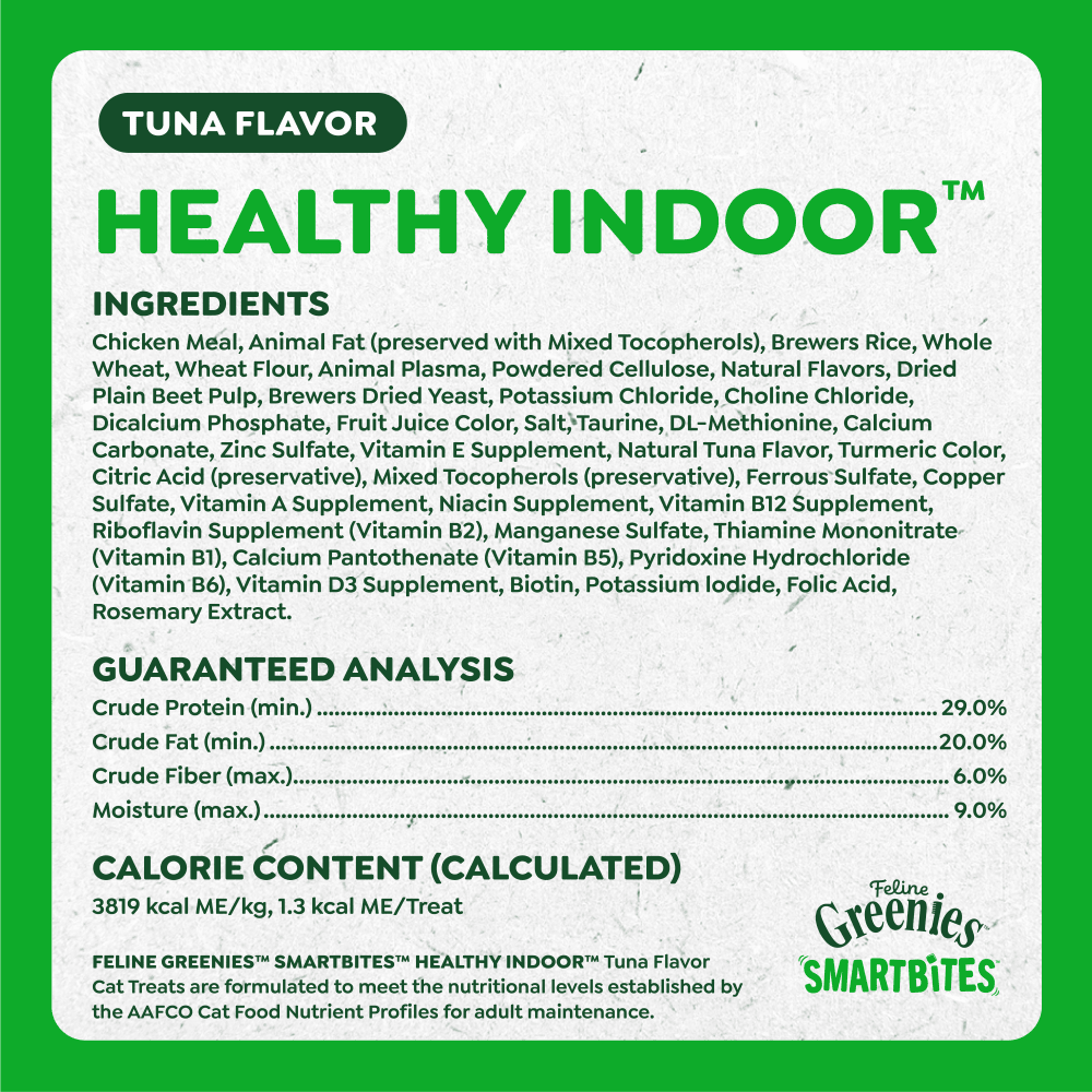 Greenies Tuna Indoor 2.1oz for Cats