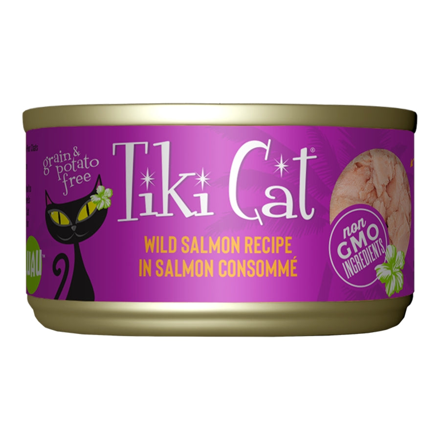 Tiki Cat Hanalei Luau Salmon 2.8oz 12pk Case for Cats
