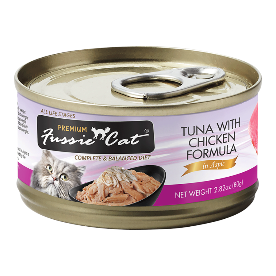 Fussie Cat Tuna & Chicken 2.8oz For Cats